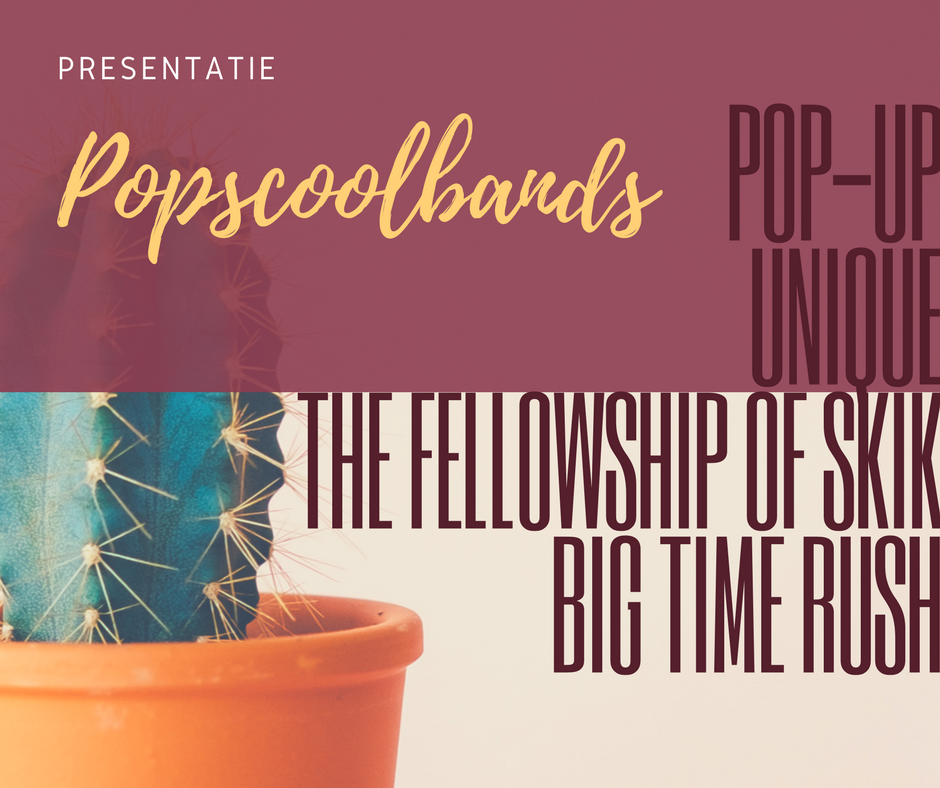 Presentatie Popscool bands