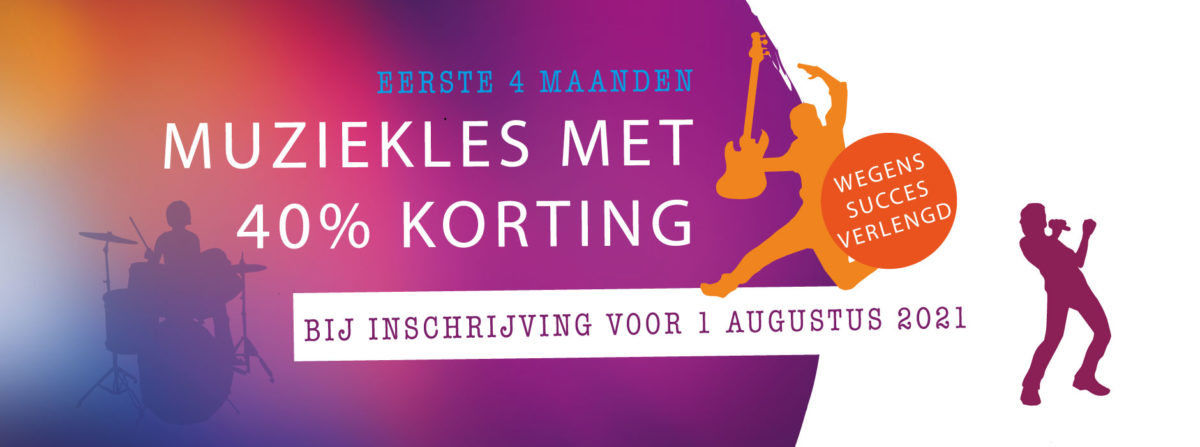 muziekles met korting