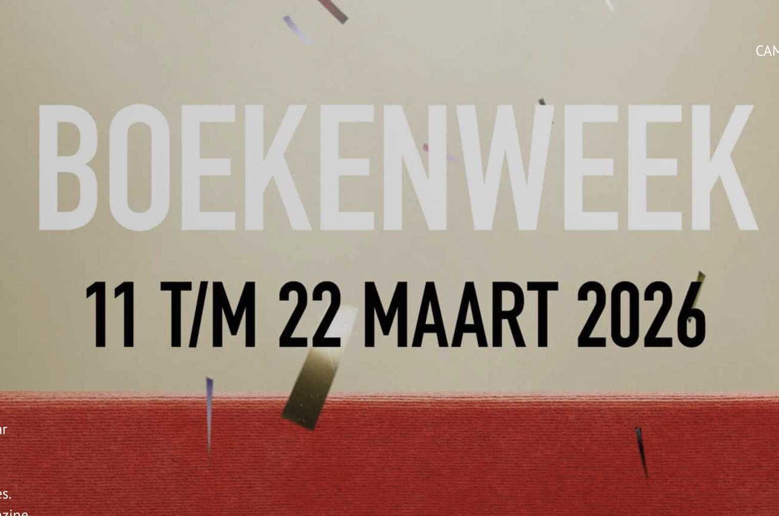 Boekenweek 2026